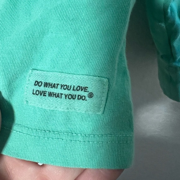 Life Is Good Teal Long Sleeve Shirt with Snowflake - Picture 3 of 5